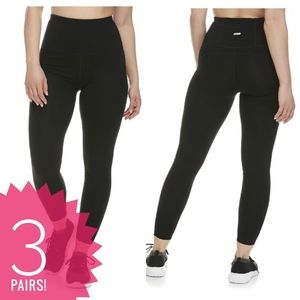 3 PAIRS | Athletic Works High Rise Workout Leggings!